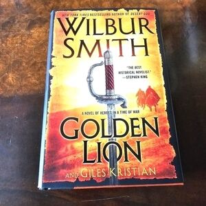 Golden Lion Novel by Giles Kristian and Wilbur Smith, Hardcover, Pre-owned